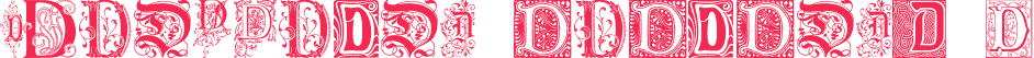 ORNAMENTAL INITIALS D